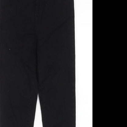 Dont Think Twice Womens Black Cotton Skinny Jeans Size 10 Regular Zip