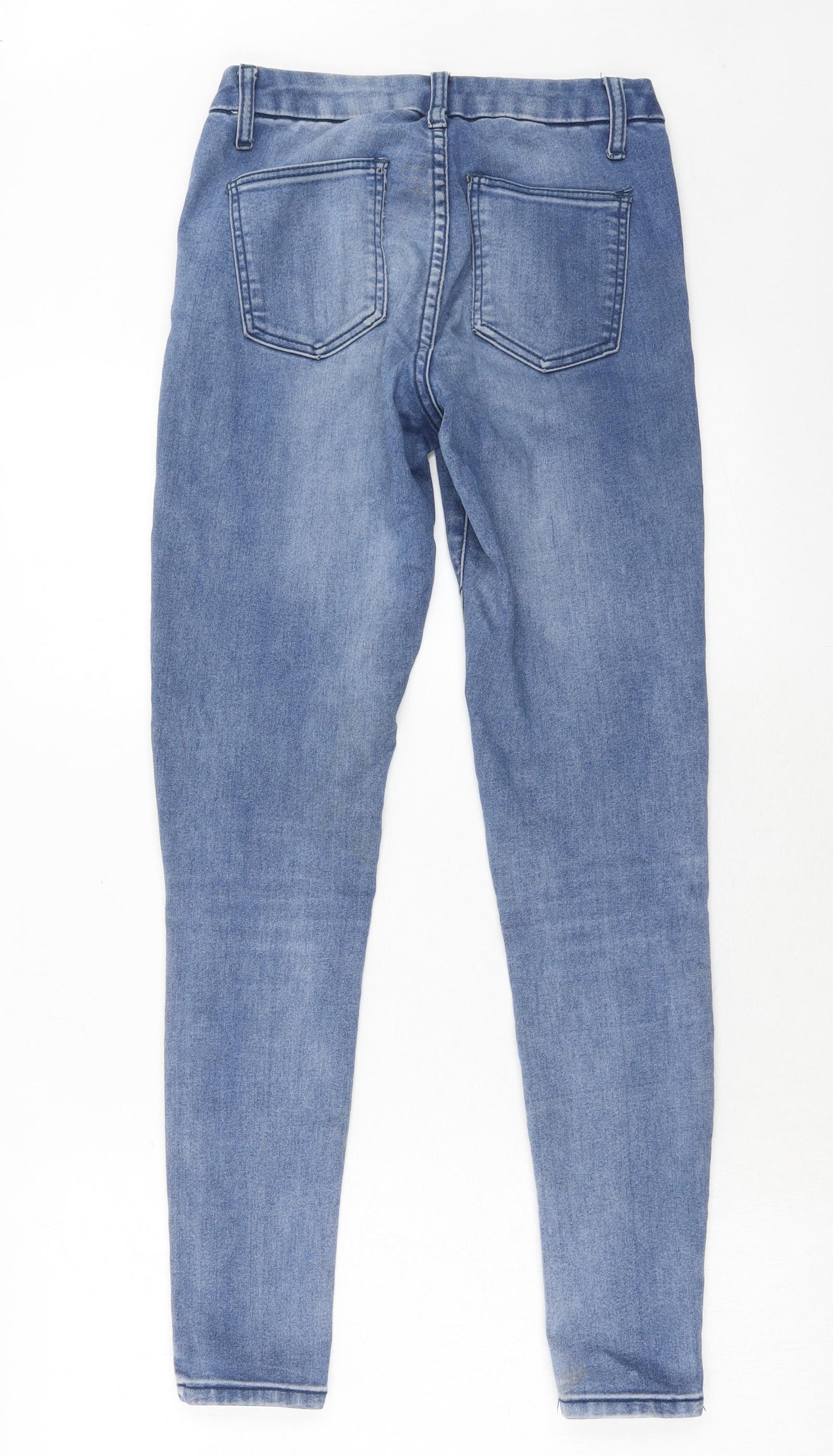 ASOS Womens Blue Cotton Skinny Jeans Size 26 in L30 in Regular Zip