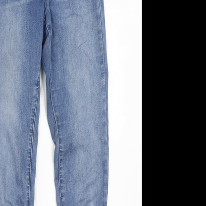 ASOS Womens Blue Cotton Skinny Jeans Size 26 in L30 in Regular Zip