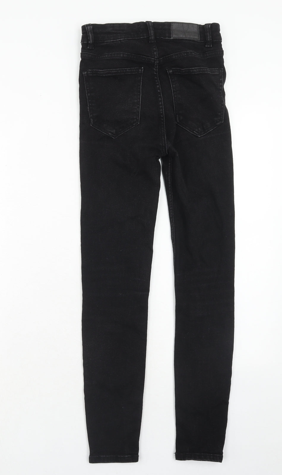 Womens UK Size 8 H&M Regular Fit Skinny Black Jeans