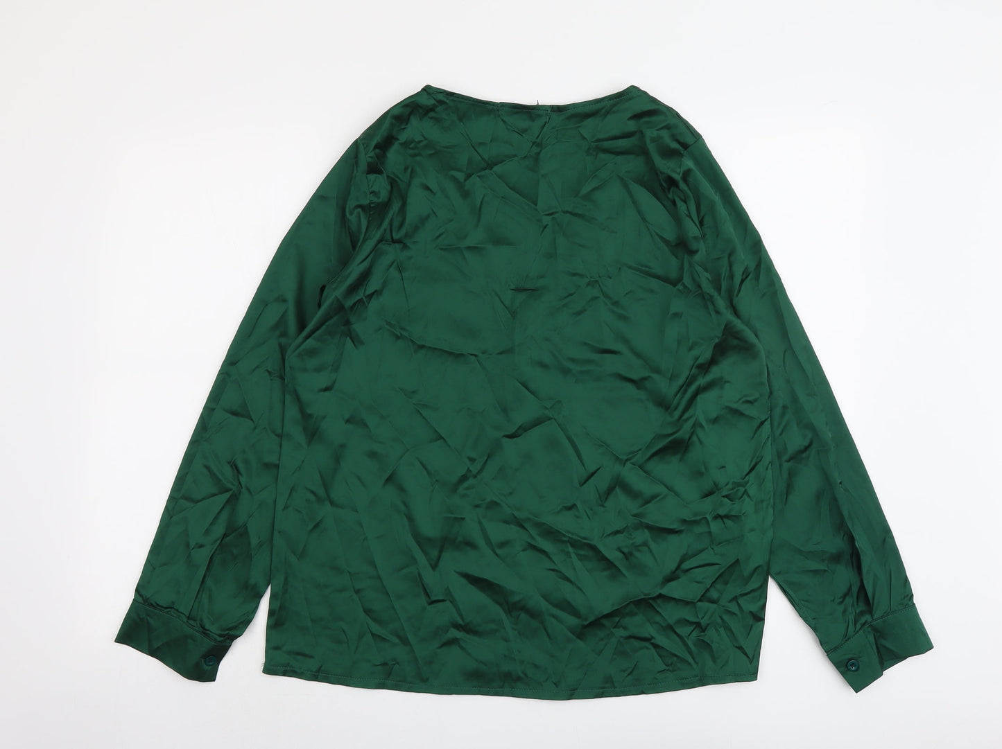 Womens UK Size XL Chicme Green Basic Blouse