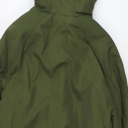 Womens UK Size XS Zara Green Parka Coat