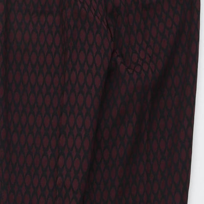 Womens UK Size 12 Phase Eight Regular Fit  Red Trousers