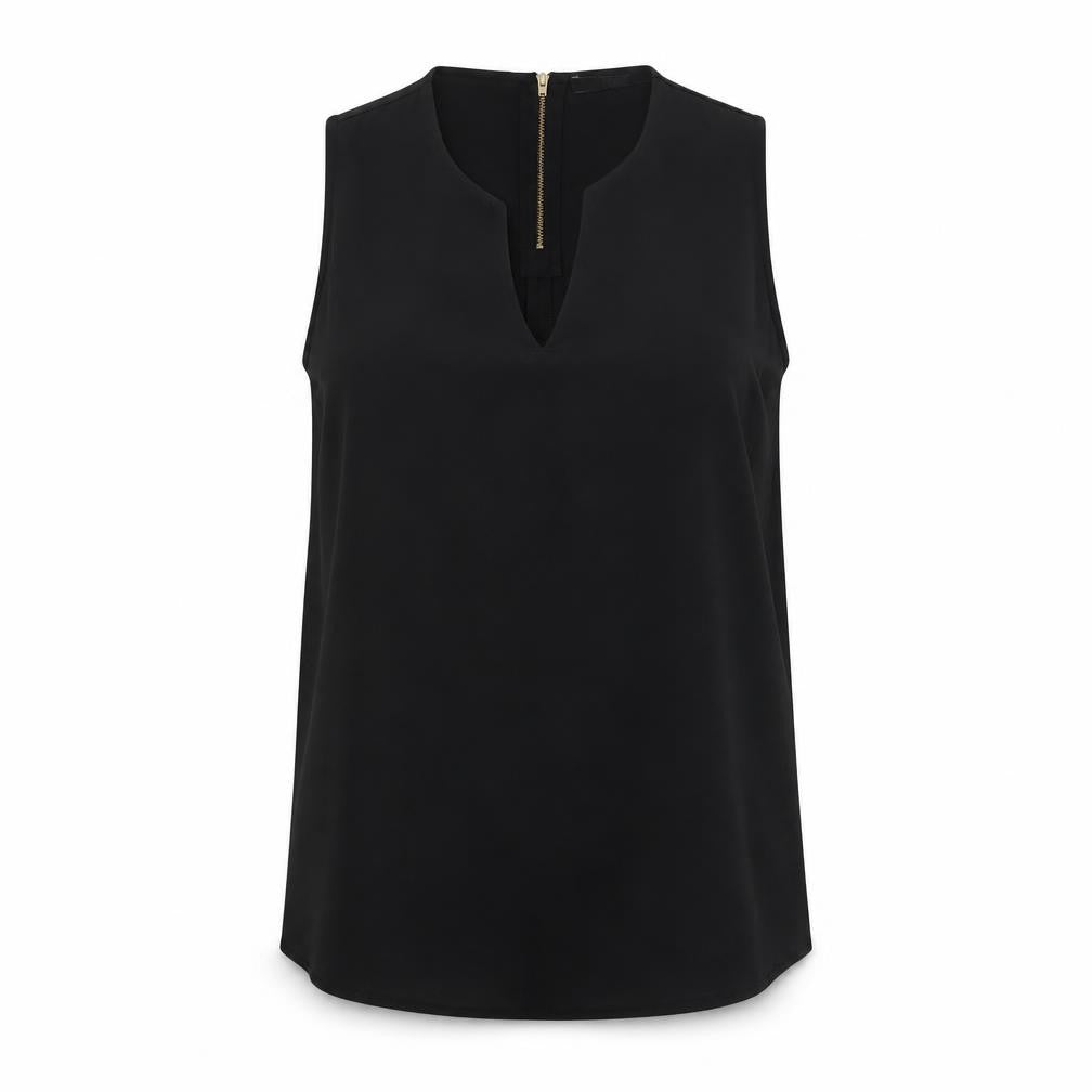 Womens UK Size 10 NEXT Black Basic Blouse