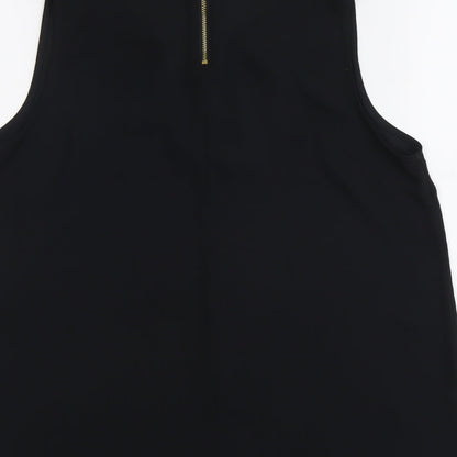 Womens UK Size 10 NEXT Black Basic Blouse