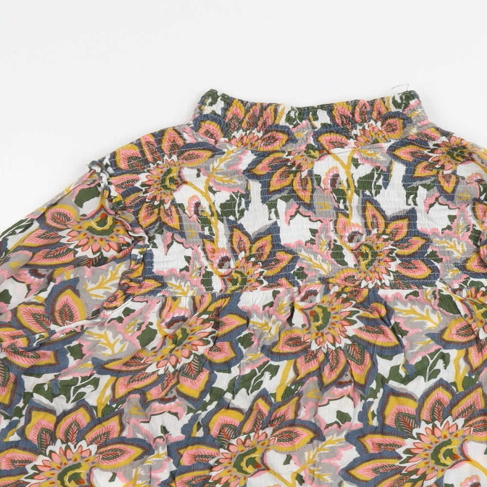 Womens UK Size 16 CERULEAN Multicoloured Basic Blouse