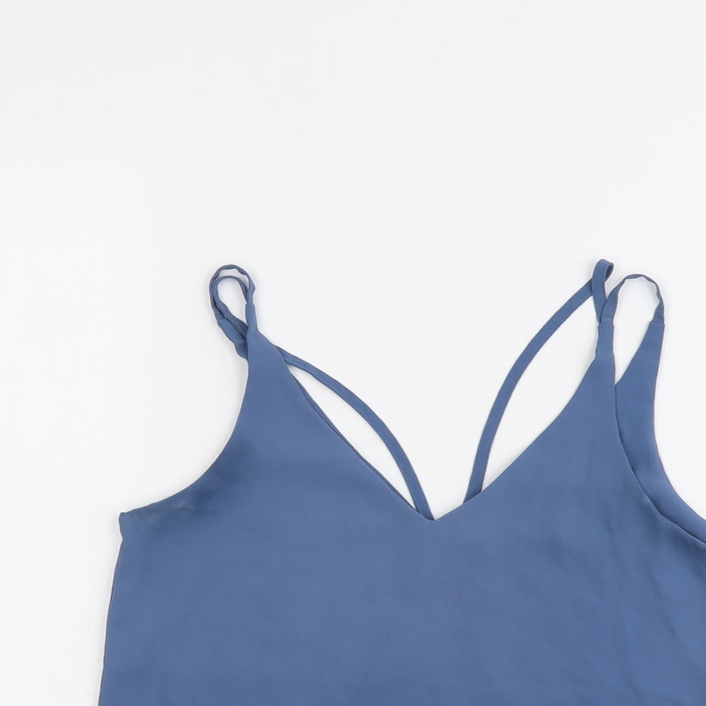 Womens UK Size 6 Topshop Blue Camisole Tank