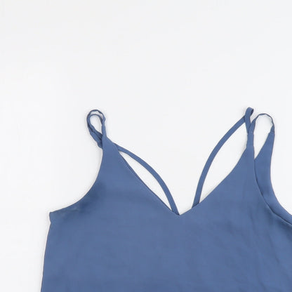 Womens UK Size 6 Topshop Blue Camisole Tank