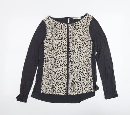 Womens UK Size S Oasis Grey Basic Blouse