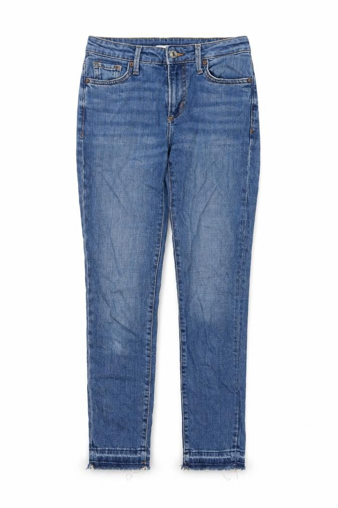 Womens UK Size 4 Mango Regular Fit Skinny Blue Jeans