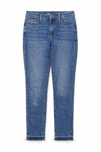 Womens UK Size 4 Mango Regular Fit Skinny Blue Jeans
