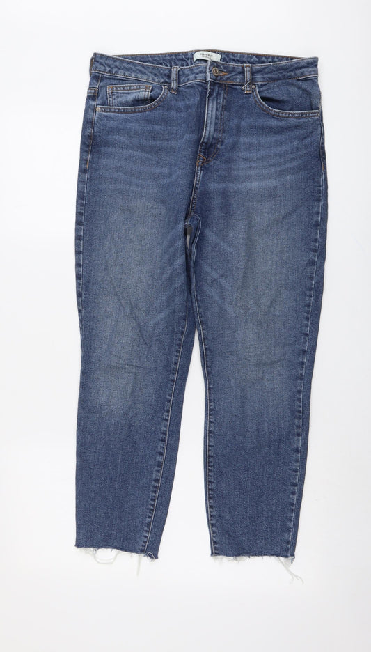 FOREVER 21 Womens Blue Cotton Skinny Jeans Size 29 in L24 in Regular Button
