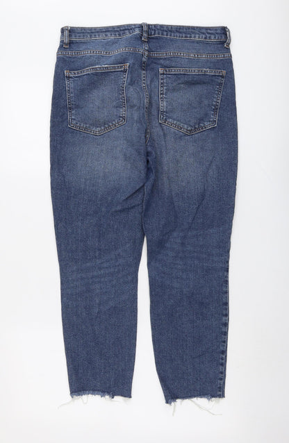 FOREVER 21 Womens Blue Cotton Skinny Jeans Size 29 in L24 in Regular Button