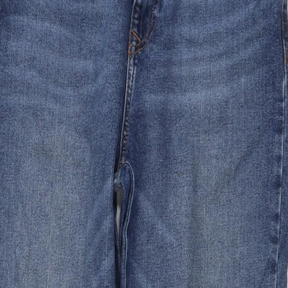 FOREVER 21 Womens Blue Cotton Skinny Jeans Size 29 in L24 in Regular Button