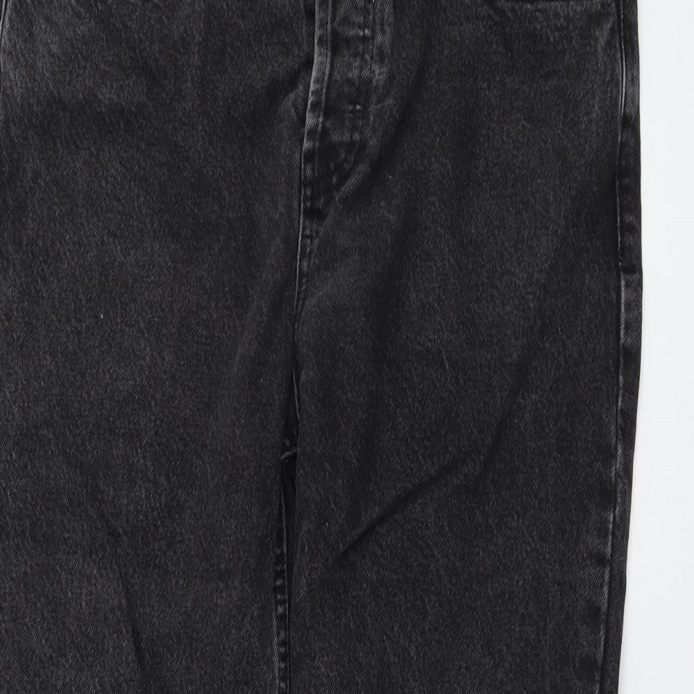 BDG Womens Grey Cotton Mom Jeans Size 32 in L32 in Regular Button