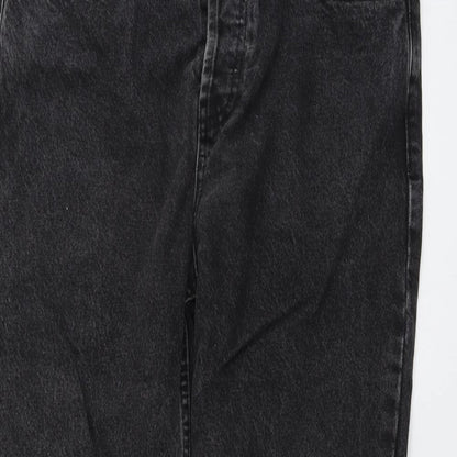 BDG Womens Grey Cotton Mom Jeans Size 32 in L32 in Regular Button