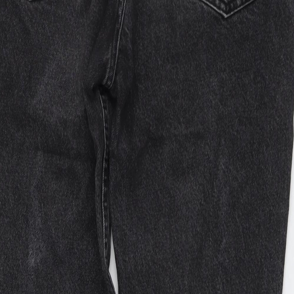 BDG Womens Grey Cotton Mom Jeans Size 32 in L32 in Regular Button