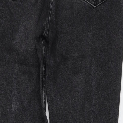 BDG Womens Grey Cotton Mom Jeans Size 32 in L32 in Regular Button