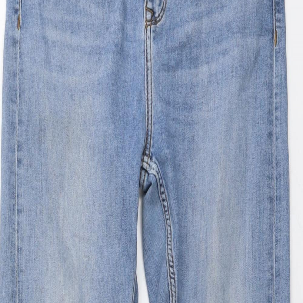 Womens UK Size 8 Marks and Spencer Regular Fit Skinny Blue Jeans