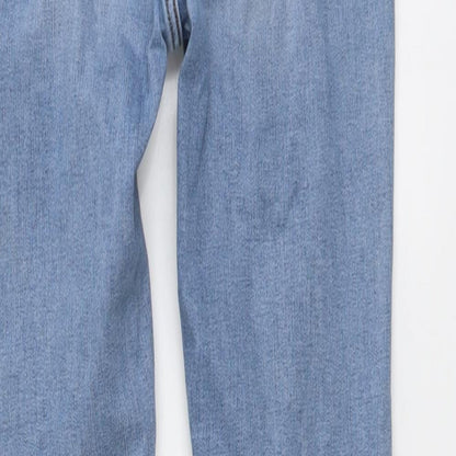 Womens UK Size 8 Marks and Spencer Regular Fit Skinny Blue Jeans