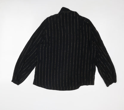 Womens UK Size 10 Marks and Spencer Black Basic Blouse