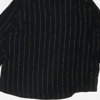 Womens UK Size 10 Marks and Spencer Black Basic Blouse