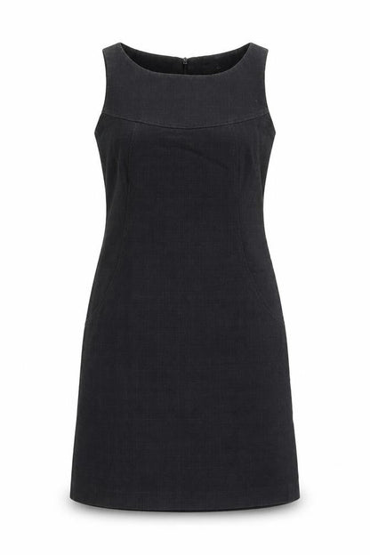 NEXT Womens Grey Polyester Shift Size 8 Round Neck Zip