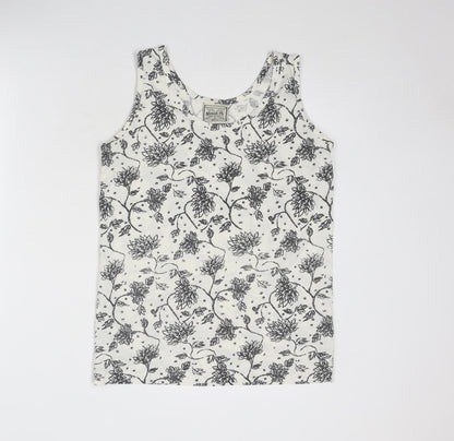 Womens UK Size L Nuggets White Basic Tank