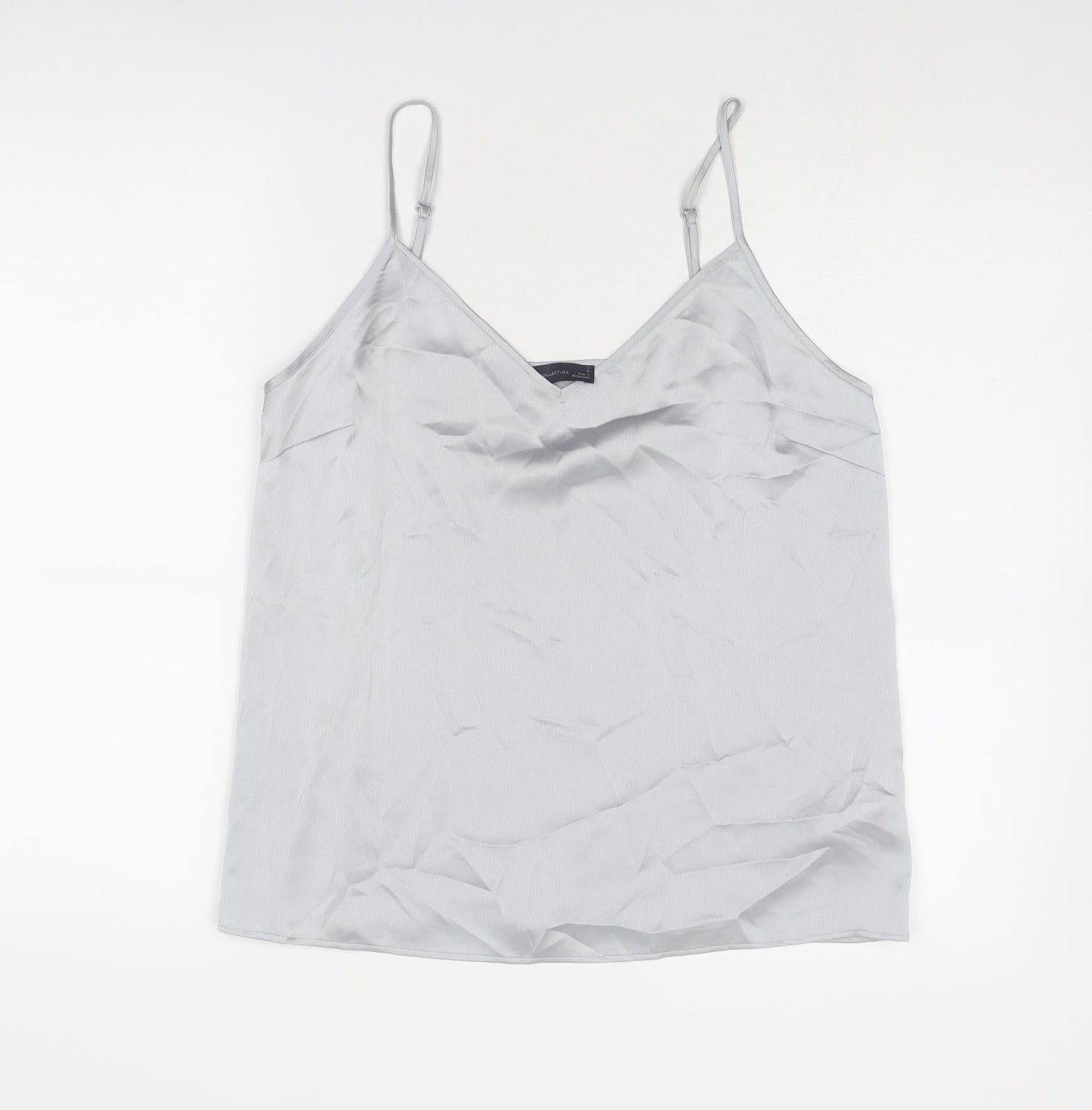 Womens UK Size 12 Marks and Spencer Grey Basic Tank