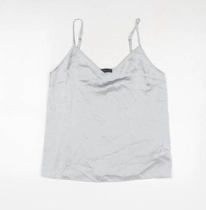 Womens UK Size 12 Marks and Spencer Grey Basic Tank