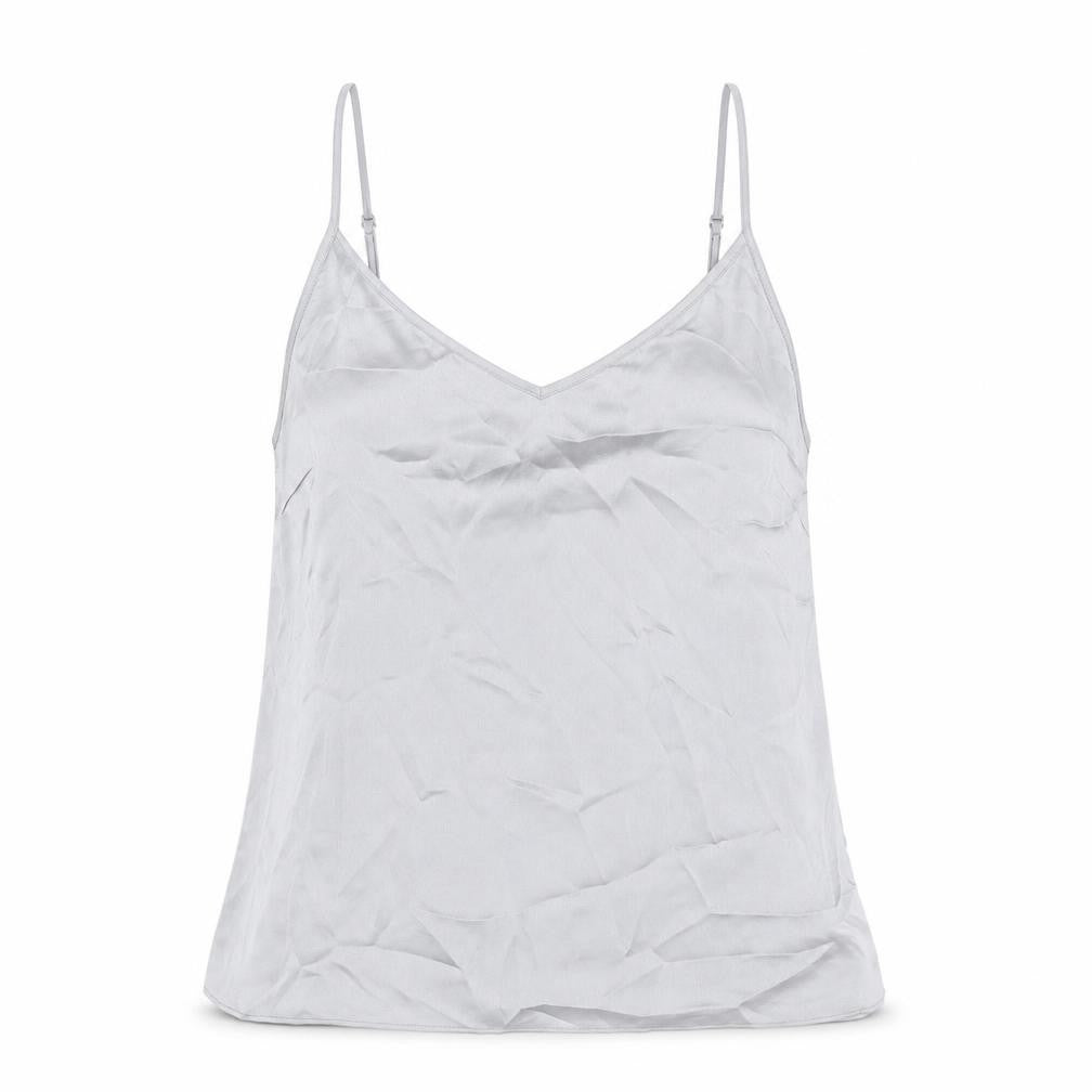 Womens UK Size 12 Marks and Spencer Grey Basic Tank