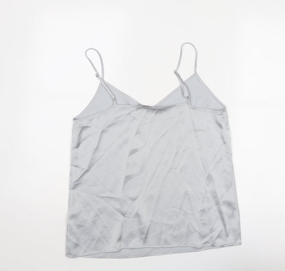 Womens UK Size 12 Marks and Spencer Grey Basic Tank