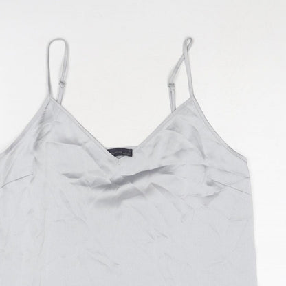 Womens UK Size 12 Marks and Spencer Grey Basic Tank