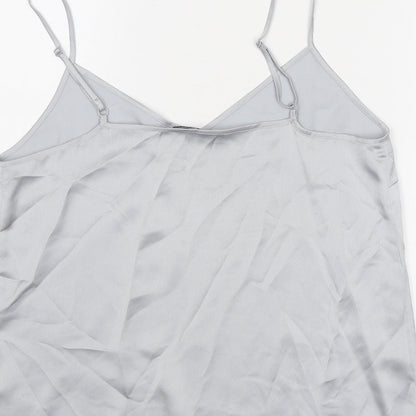 Womens UK Size 12 Marks and Spencer Grey Basic Tank