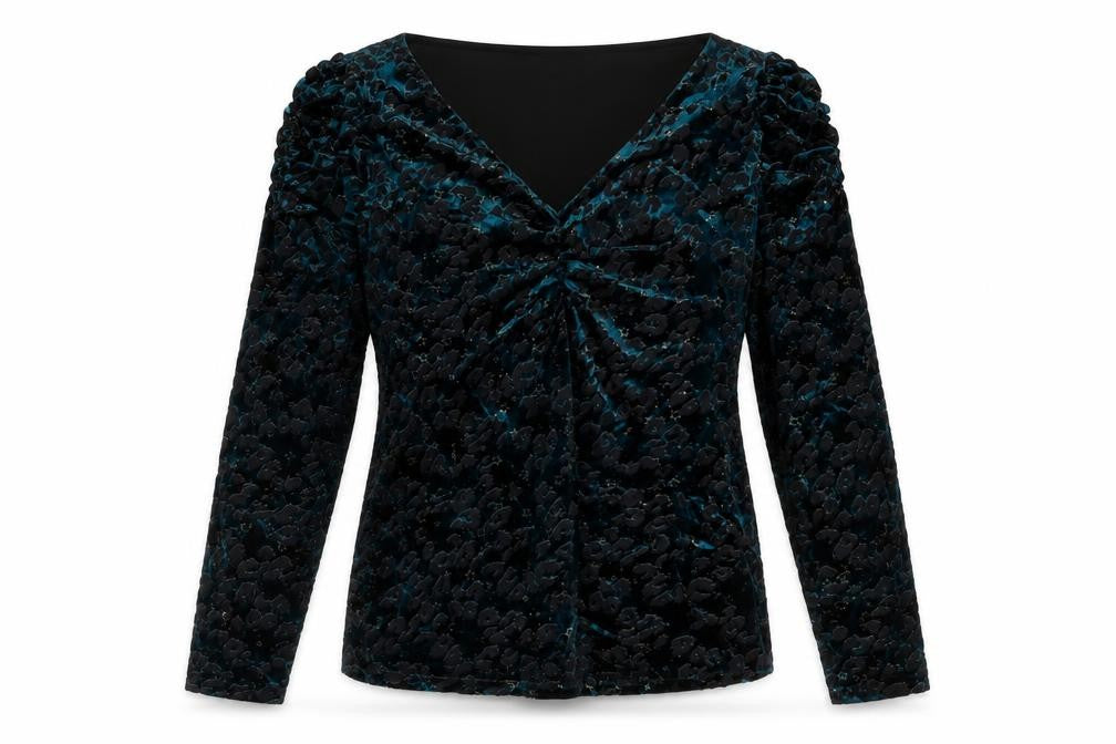Womens UK Size M Monsoon Blue Basic Blouse