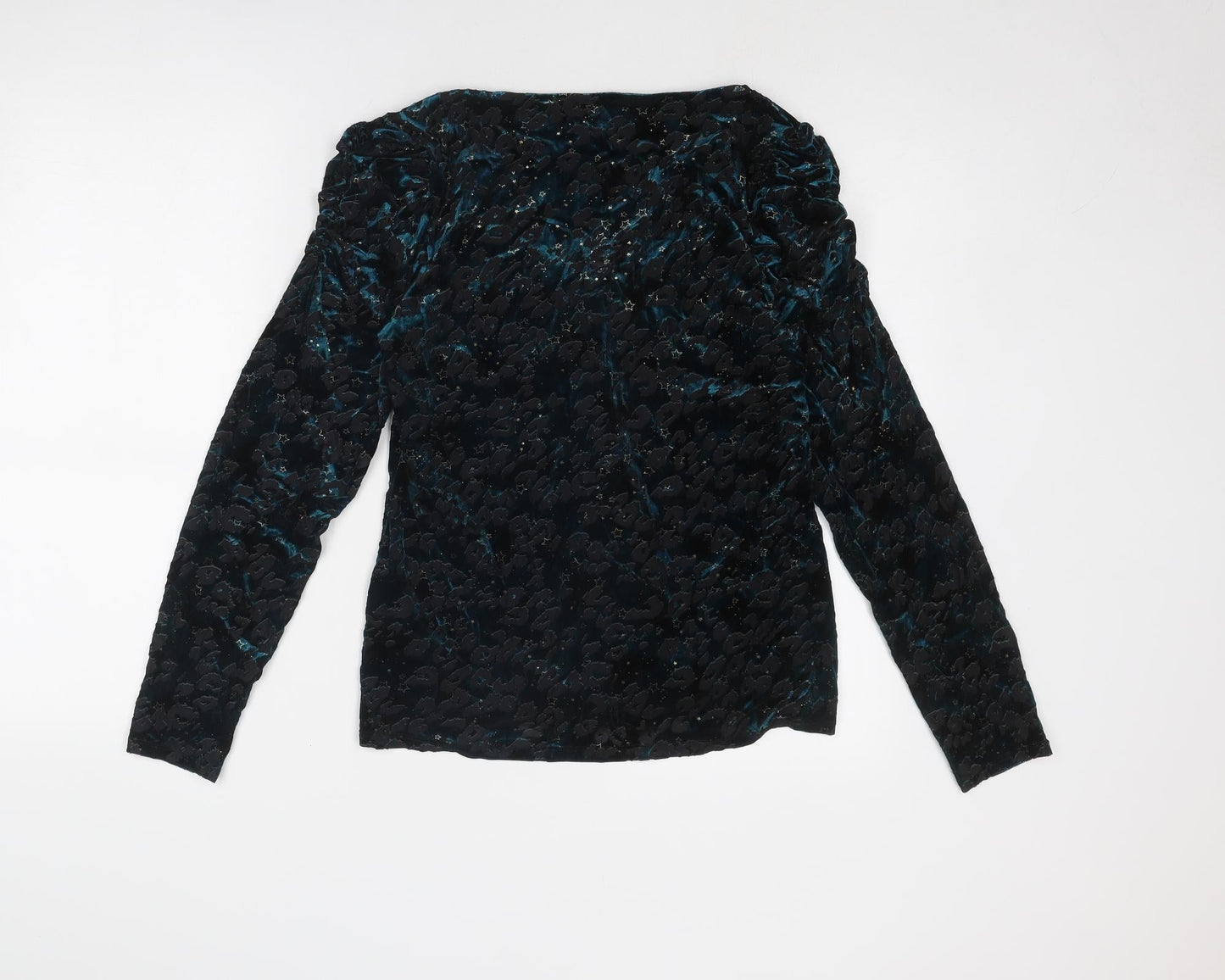 Womens UK Size M Monsoon Blue Basic Blouse