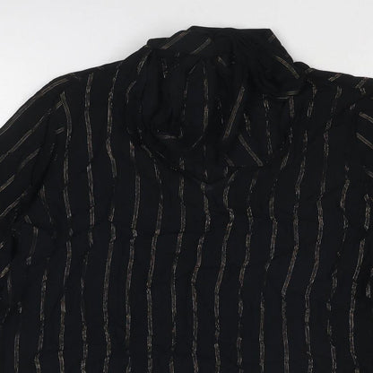 Womens UK Size 10 Marks and Spencer Black Basic Blouse