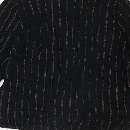 Womens UK Size 10 Marks and Spencer Black Basic Blouse
