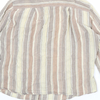 Womens UK Size 10 Marks and Spencer Multicoloured Basic Button-Up