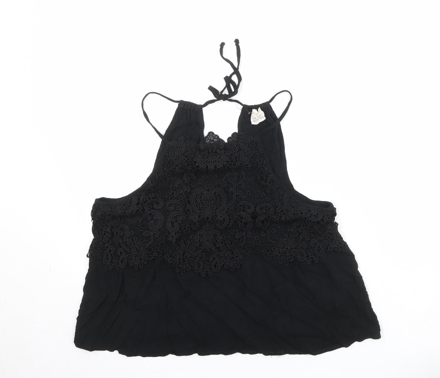 Womens UK Size L Pins & Needles Black Basic Tank