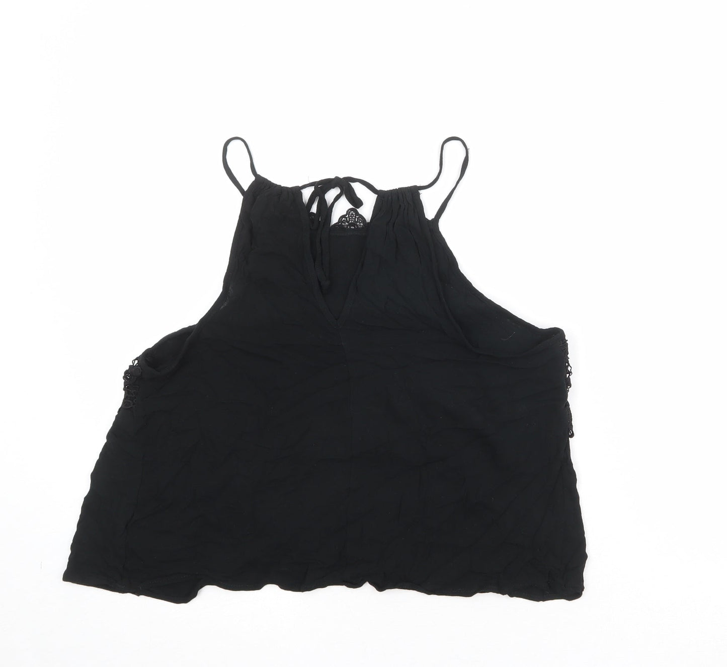 Womens UK Size L Pins & Needles Black Basic Tank