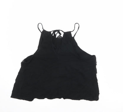 Womens UK Size L Pins & Needles Black Basic Tank
