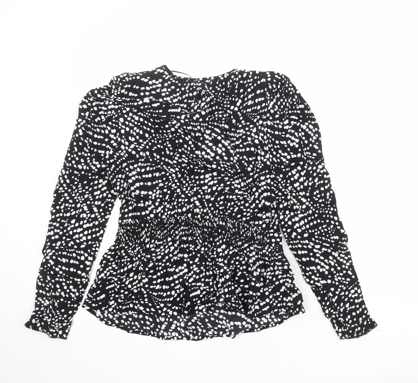 Womens UK Size 8 Marks and Spencer Black Basic Blouse
