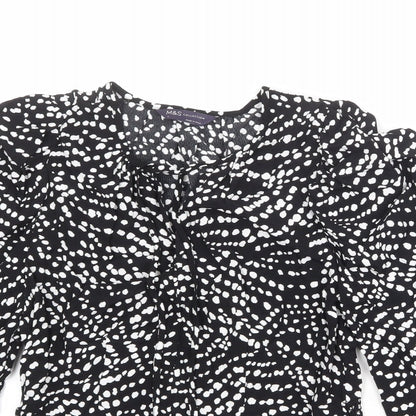 Womens UK Size 8 Marks and Spencer Black Basic Blouse