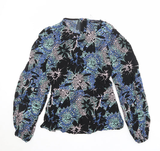 Womens UK Size 6 Marks and Spencer Multicoloured Basic Blouse