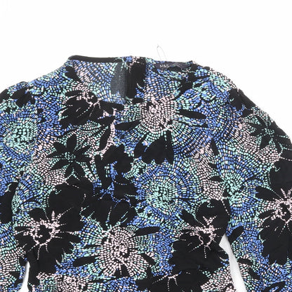 Womens UK Size 6 Marks and Spencer Multicoloured Basic Blouse