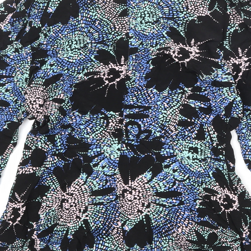 Womens UK Size 6 Marks and Spencer Multicoloured Basic Blouse