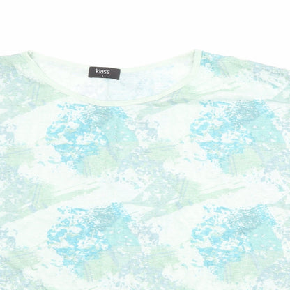 Womens UK Size 12 Klass Multicoloured Basic T-Shirt