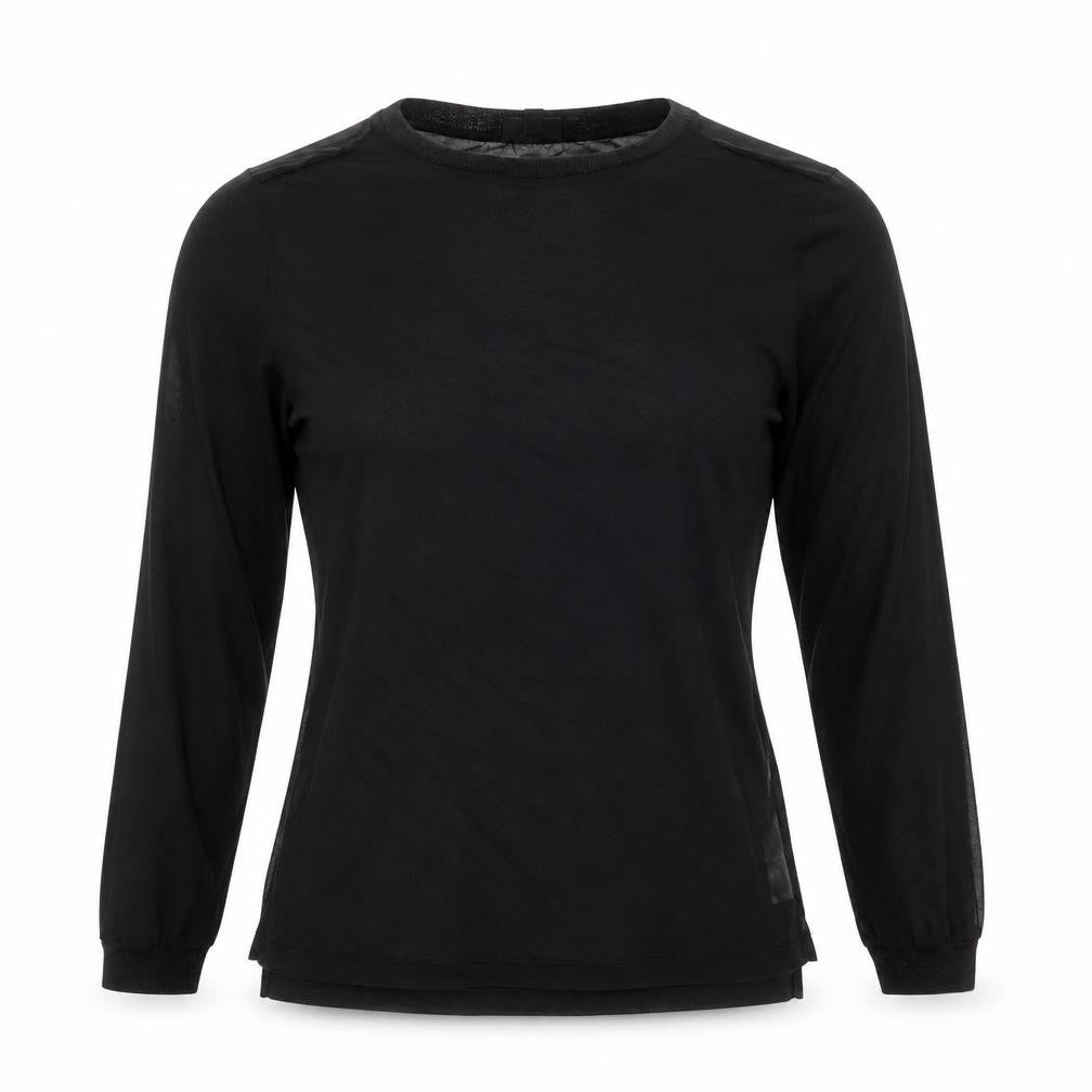 Womens UK Size 8 Topshop Black Basic T-Shirt