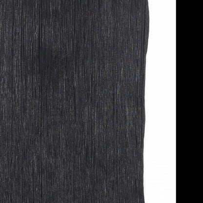 Principles Womens Black Polyester A-Line Size 14 Round Neck Pullover
